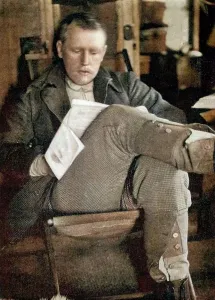 Nobel Prize Prints: Fridtjof Nansen after his wash and brush up