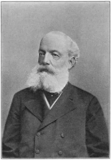 Halftone Gallery: Friedrich August Kekule von Stradonitz, German organic chemist, c1885