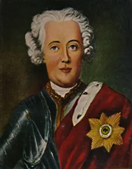 Friedrich der Grosze 1712-1786 als Kronprinz. - Gemalde von Pesne, 1934 Friedrich der Grosze 1712-1786 als Kronprinz. - Gemalde von Pesne, 1934