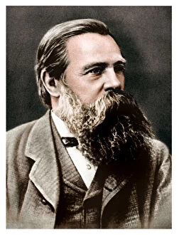 Working Class Gallery: Friedrich Engels, German socialist and collaborator and supporter of Karl Marx, 1879