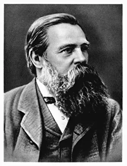 Frederick Prints: Friedrich Engels, German socialist and collaborator and supporter of Karl Marx, 1879