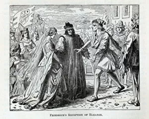 Friedrichs Reception of Eleanor, 1882. Artist: Werthmann, Wilhelm (active 1854-1885)
