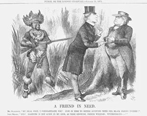 A Friend in Need, 1873. Artist: Joseph Swain A Friend in Need, 1873. Artist: Joseph Swain