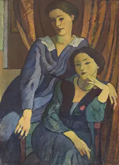 Friends Prints: The Friends, c1918. Creator: Marussig, Pietro (1879-1937)