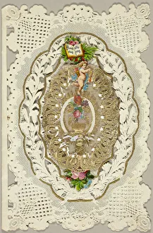 Valentines Card Prints: Friendship Offering (valentine), c.1850. Creator: Unknown