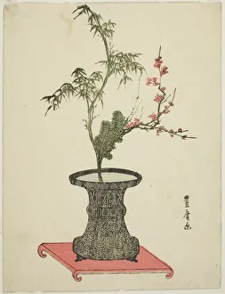 Toyohiro Utagawa Prints: Three friends'ikebana, late 18th-early 19th century
