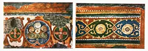 Santa Croce In Gerusalemme Prints: Detail of frieze from the Basilica of the Holy Cross