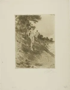 Frightened, 1912. Creator: Anders Leonard Zorn