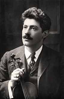 Photo Postcard Collection: Fritz Kreisler (1875-1962), Austrian-born American violinist and composer, 1907