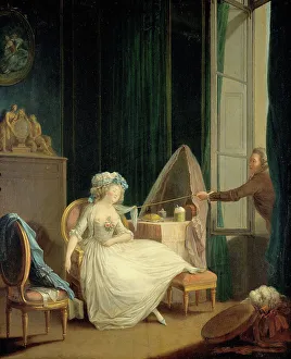 Unaware Prints: Frivolous love, c1780-1789. Creators: Jean Frederic Schall, Nicolas Lavreince