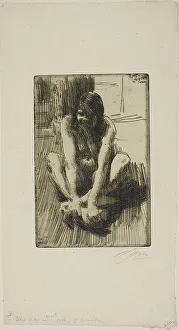 Frog Prints: The Frog, 1910. Creator: Anders Leonard Zorn