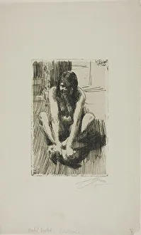 Frog Prints: The Frog, 1910. Creator: Anders Leonard Zorn