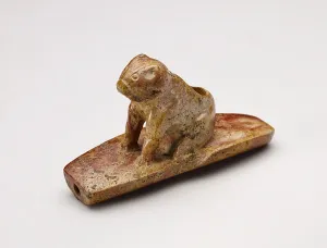 Effigy Prints: Frog effigy pipe, 200 BCE-500 CE. Creator: Unknown