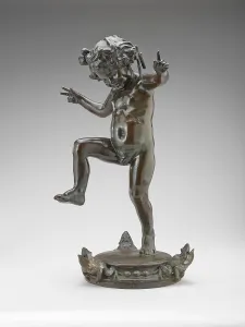 Frog Fountain, 1901. Creators: Janet Scudder, Roman Bronze Works