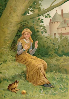 Wehnert Gallery: The Frog Prince and the Kings Daughter, 1901. Artist: Edward Henry Wehnert