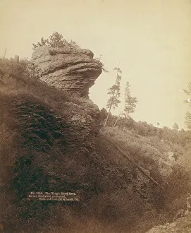 Grabill Prints: The Frog's Head Rock On old Deadwood stage road, 1890. Creator: John C. H. Grabill