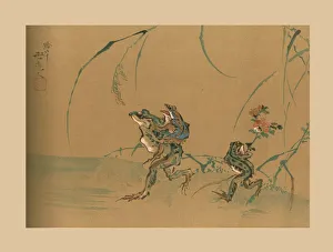 Anderson Collection: Frogs Holiday, late 18th-early 19th century, (1886)