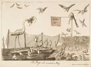The Frogs Who Wanted a King, July 14, 1789. Creator: Unknown