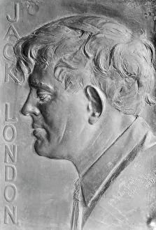 Bas Relief Prints: Frolich's Jack London, 1913. Creator: Bain News Service