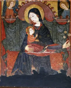 Episcopal Museum Prints: Frontal of the Mother of God, detail