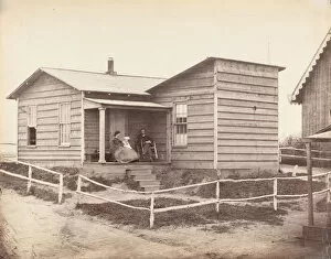 A Frontier Home, 1860s-70s. Creator: Unknown