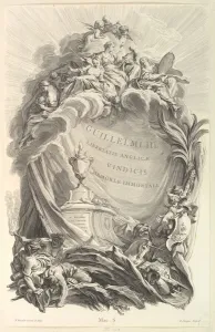 King Of Great Britain And Ireland Collection: Frontispice pour le 'Tombeau de Guillaume III'