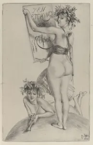 James Tissot Collection: Third Frontispiece, 1876. Creator: James Tissot