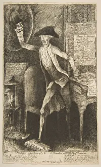 Skinny Prints: Frontispiece to the 2nd Edition of Lord St[anhop]es Observations on Mr. Pitts Pl