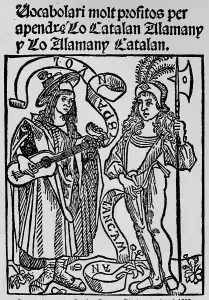 Frontispiece to a Catalan-German Dictionary dated 1502, (1934) Frontispiece to a Catalan-German Dictionary dated 1502, (1934)