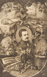 Auguste Delatre Gallery: Frontispiece for Champfleurys 'Les Amis de la Nature', 1859