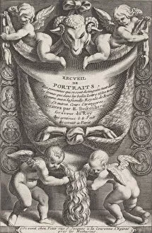 Frontispiece from 'Collection of Portraits', 1714-41