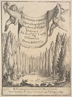 Frontispiece for The Cypress Forest (La selva di cipressi)