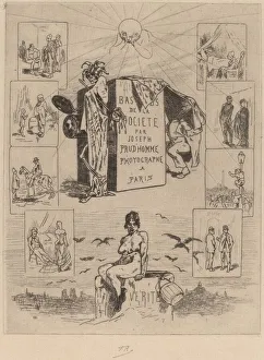 Licien Rops Prints: Frontispiece: The Dregs of Society (Les bas-fonds de la societe), 1864