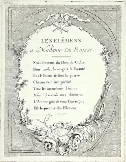 Frontispiece Prints: Frontispiece, from Élements, n.d. Creator: Ange-Laurent de La Live de Jully