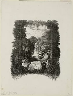 Frontispiece for Fables and Tales by Hippolyte de Thierry-Faletans, 1868