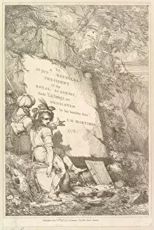 Sir Joshua Collection: Frontispiece (Fifteen Etchings Dedicated to Sir Joshua Reynolds), 1778