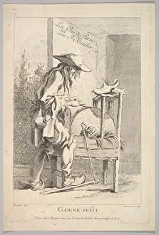 Boucher Prints: Frontispiece: Gaigne Petit, from Le Cris de Paris (The Cries of Paris), plate 1