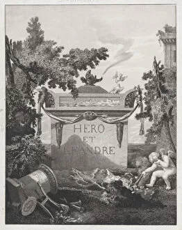 Frontispiece to 'Hero and Leander', 1801. Creator: Philibert Louis Debucourt
