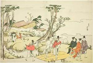 Frontispiece Prints: Frontispiece to the illustrated album Thirty-six Immortal Women Poets ('Nishikizuri)