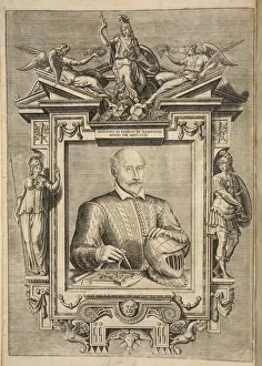 Military Engineer Prints: Frontispiece, from Le Diverse Et Artificiose Machine Del Capitano Agostino Ramelli, pub