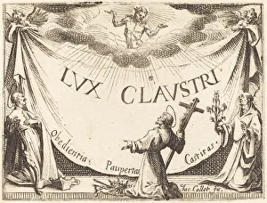 Frontispiece for The Light of the Cloister, 1628. Creator: Jacques Callot