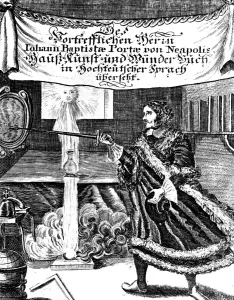 Frontispiece of Magia Naturalis by Johannes Baptista della Porta, 1715 Frontispiece of Magia Naturalis by Johannes Baptista della Porta, 1715