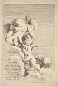 Frontispiece, mid to late 18th century. Creator: Jacques Gabriel Huquier
