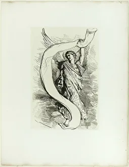 Théodore Chassériau Prints: Frontispiece, from Othello, 1844. Creator: Theodore Chasseriau