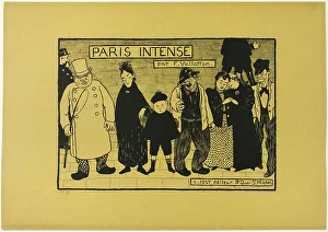 Vallotton Felix Prints: Frontispiece to Paris Intense, 1894. Creator: Félix Vallotton