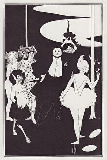 Bacchus Collection: Frontispiece to 'Plays'by John Davidson, 1893. Creator: Aubrey Beardsley