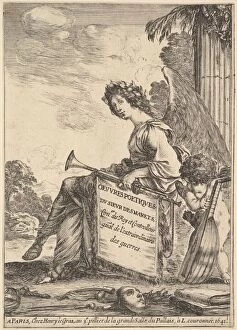 De Saint Sorlin Collection: Frontispiece for Poems by Desmarets (Oeuvres poetiques de Desmarets)