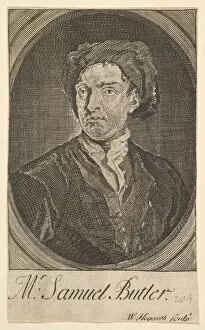 Frontispiece Portrait (Seventeen Small Illustrations for Samuel Butlers Hudibras)