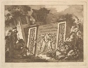 Jean Jacques Prints: Frontispiece, from Recueil de Compositions par Lagrené