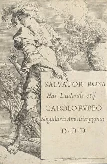 Frontispiece for the series of Figurine, ca. 1656-1657. Creator: Salvator Rosa